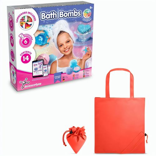 Bath Bombs Kit V. Lernspiel lieferung inklusive einer faltbaren geschenktasche aus 190T (Art.-Nr. CA787606) - Lernspiel für Kinder zum Vorbereite...