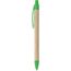 REMI. Kraftpapier-Kugelschreiber mit Clip (grün) (Art.-Nr. CA787843)