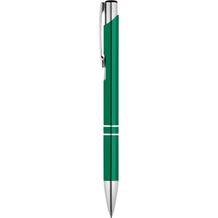 BETA. Aluminium-Kugelschreiber mit Clip (grün) (Art.-Nr. CA789495)