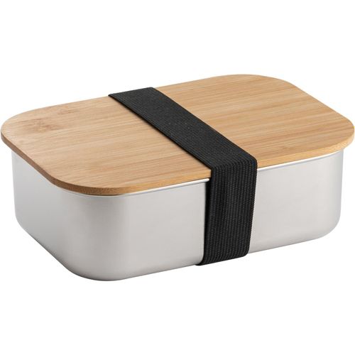 SHINO. Lunchbox. Luftdichte 800-ml-Bambus-Box (Art.-Nr. CA792498) - Frischhaltebox (800 mL) aus Edelstahl...