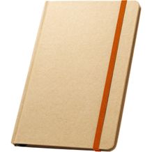 MAGRITTE. A5 Notizbuch mit linierten Blättern (orange) (Art.-Nr. CA794960)