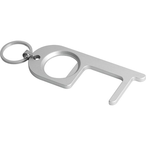 HANDY. Schlüsselanhänger aus Aluminium mit Flaschenöffner (Art.-Nr. CA806924) - Schlüsselanhänger aus Aluminium m...