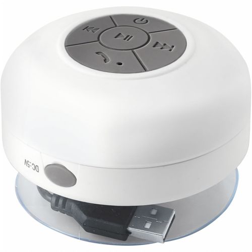 CURIE. Wasserdichter kabelloser Lautsprecher aus ABS (Art.-Nr. CA813196) - BT-Lautsprecher aus ABS. Dank seiner...