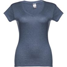 THC ATHENS WOMEN. Damen T-shirt (blau melliert) (Art.-Nr. CA814304)