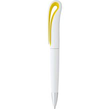 TOUCAN. Kugelschreiber mit Drehmechanik und Clip (gelb) (Art.-Nr. CA823401)