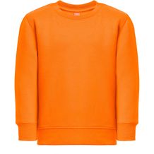 THC DELTA KIDS. Kindersweatshirt aus recycelter Baumwolle und Polyester (orange) (Art.-Nr. CA827941)