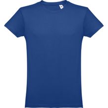 THC LUANDA. Herren-T-Shirt aus Baumwolle im Schlauchformat (königsblau) (Art.-Nr. CA831741)