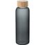LILLARD. Flasche aus Borosilikatglas mattiert 500 ml (Schwarz) (Art.-Nr. CA837380)