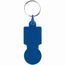 SULLIVAN. Schlüsselanhänger aus PS, der als Einkaufschip benutzt werden kann (blau) (Art.-Nr. CA838711)