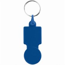 SULLIVAN. Schlüsselanhänger mit Einkaufschip (blau) (Art.-Nr. CA838711)