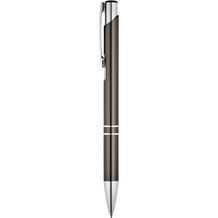 BETA BK. Aluminium-Kugelschreiber mit Clip (Gewehrmetall) (Art.-Nr. CA838777)