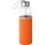 RAISE. Glas und Edelstahl Sportflasche 520 mL (orange) (Art.-Nr. CA845817)