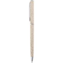DEVIN. Kugelschreiber mit Weizenstrohfaser und ABS (Naturhell) (Art.-Nr. CA856864)