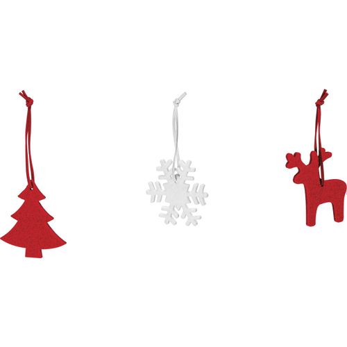 ZERMATT. Weihnachtsfiguren zum Aufhängen (Art.-Nr. CA857640) - Set mit 3 Weihnachtsdekorationen aus...