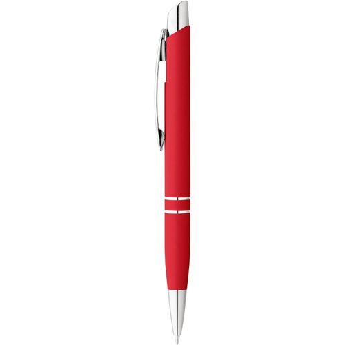 MARIETA SOFT. Aluminium-Kugelschreiber mit Clip (Art.-Nr. CA865880) - Kugelschreiber aus Aluminium mit Metallc...