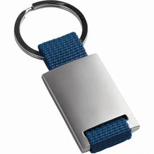 GRIPITCH. Schlüsselanhänger aus Metall und Gurtband (blau) (Art.-Nr. CA867448)