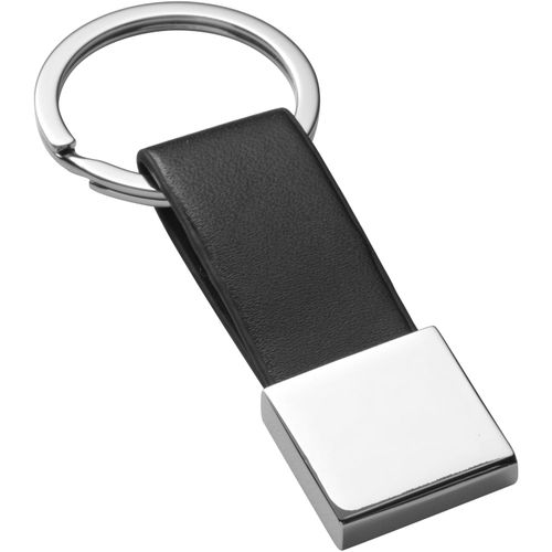 BUMPER. Schlüsselanhänger aus Metall und PU (Art.-Nr. CA869182) - Schlüsselanhänger aus Metall und P...
