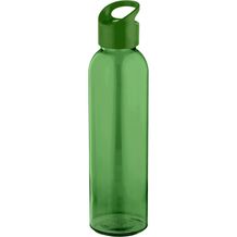 PORTIS GLASS. Glasflasche mit PP-Verschluss 500 ml (grün) (Art.-Nr. CA874150)
