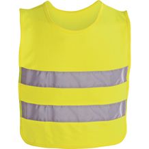 MIKE. Kinder Reflektorweste aus 100% Polyester (gelb) (Art.-Nr. CA877070)