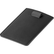 POPPY. RFID-blockierender PU-Kartenhalter (Schwarz) (Art.-Nr. CA888965)