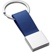 BUMPER. Schlüsselanhänger aus Metall und PU (blau) (Art.-Nr. CA891558)