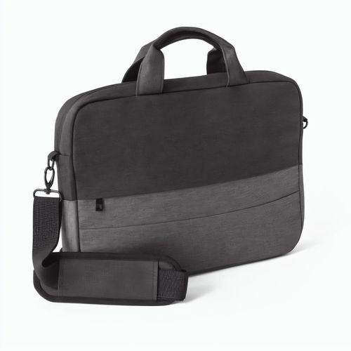 GENOA. Gepolsterte Laptoptasche aus hochdichtem, recyceltem 600D-Polyester 15 (Art.-Nr. CA895528) - Gepolsterte Laptoptasche aus 600D...