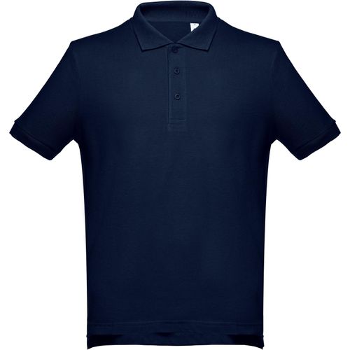 THC ADAM. Kurzarm-Poloshirt aus Baumwolle für Herren (Art.-Nr. CA906989) - Herren Poloshirt aus Piqu&eacute, Stoff...