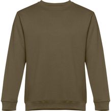 THC DELTA. Sweatshirt (unisex) aus Baumwolle und Polyester (khaki) (Art.-Nr. CA937667)