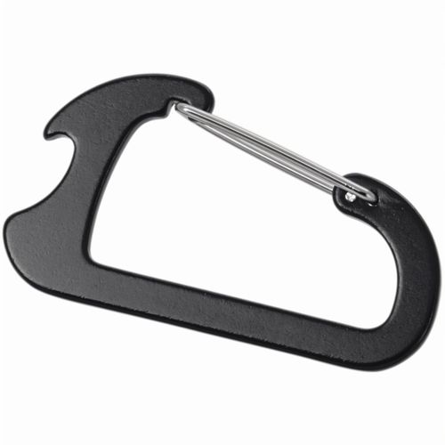 CLOSE. Karabiner aus Aluminium mi Kapselöffner (Art.-Nr. CA941428) - Karabinerclip aus Aluminium mit einem...