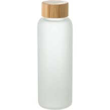 LILLARD. Flasche aus Borosilikatglas mattiert 500 ml (weiß) (Art.-Nr. CA944798)