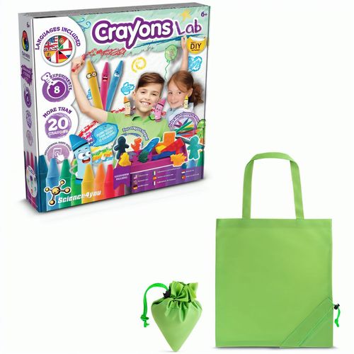 Crayon Factory Kit II. Lernspiel lieferung inklusive einer faltbaren geschenktasche aus 190T (Art.-Nr. CA947054) - Das Lernspiel die Wachsmalstiftefabrik...