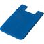 SHELLEY. Smartphone-Kartenhalter aus Silikon (königsblau) (Art.-Nr. CA948024)