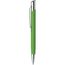 OLAF SOFT. Kugelschreiber aus Aluminium und gummierter Oberfläche (hellgrün) (Art.-Nr. CA949169)