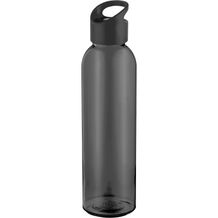PORTIS GLASS. Glasflasche mit PP-Verschluss 500 ml (Schwarz) (Art.-Nr. CA949394)