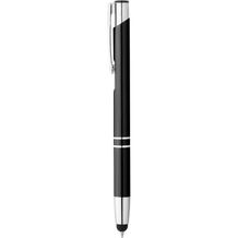 BETA TOUCH. Kugelschreiber aus Aluminium (Schwarz) (Art.-Nr. CA951234)