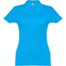 THC EVE. Damen Poloshirt (wasserblau) (Art.-Nr. CA952157)