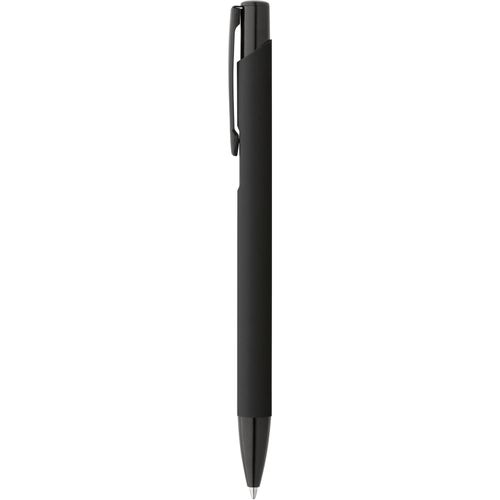 POPPINS. Kugelschreiber aus Aluminium und Gummi (Art.-Nr. CA958025) - Kugelschreiber aus Aluminium mit farbige...