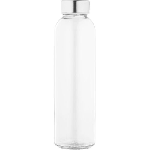 SOLER. Glasflasche und Edelstahlverschluss 500 ml (Art.-Nr. CA964339) - Flasche (500 mL) aus Glas, geeignet mit...