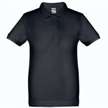 THC ADAM KIDS. Kurzärmeliges Baumwoll-Poloshirt für Kinder (unisex) (nachtblau) (Art.-Nr. CA965733)
