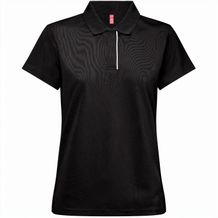 THC DYNAMIC WOMEN. Technisches Poloshirt für Damen (Schwarz) (Art.-Nr. CA973433)