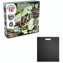 2 in 1 Fossil Excavation Kit IV. Lernspiel lieferung inklusive einer non-woven tasche (80 g/m²) (Schwarz) (Art.-Nr. CA982141)