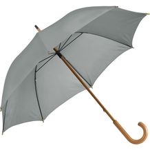 BETSEY. Regenschirm aus 190T-Polyester mit Holzgriff (Grau) (Art.-Nr. CA982310)