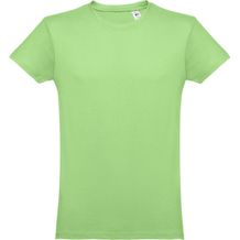 THC LUANDA. Herren-T-Shirt aus Baumwolle im Schlauchformat (hellgrün) (Art.-Nr. CA985158)