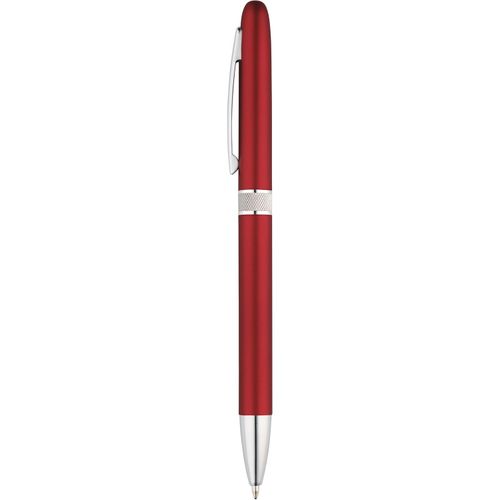 LENA. Kugelschreiber mit Drehmechanik und Metallclip (Art.-Nr. CA994929) - Kugelschreiber mit Drehmechanismus,...