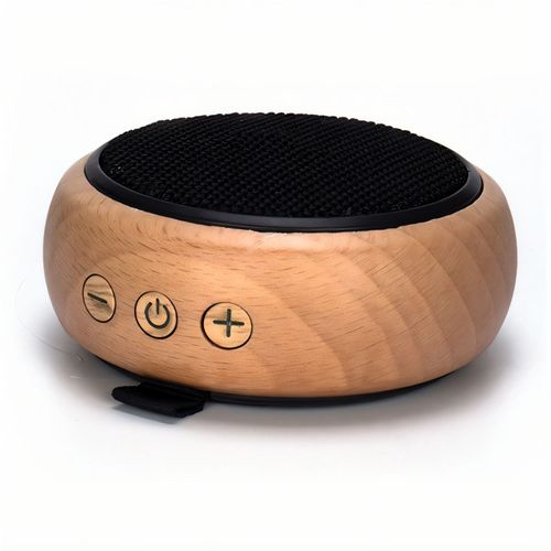Bluetooth Speaker WOODZ PUCK (Art.-Nr. CA988597) - Woodz Puck hat einen eingebauten 5W...