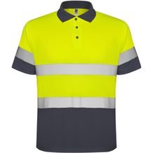 Herren Poloshirt POLARIS (blei/fluor yellow) (Art.-Nr. CA377689)