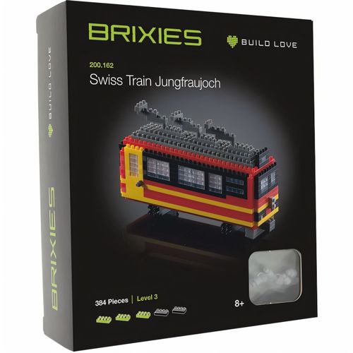BRIXIES Jungfraujochbahn (Art.-Nr. CA119028) - Entdecke mit den Sehenswürdigkeiten-Bau...