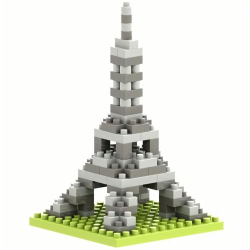BRIXIES Kleiner Eiffelturm (Art.-Nr. CA256055) - Entdecke mit den Sehenswürdigkeiten-Bau...