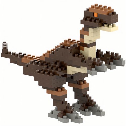 BRIXIES Velociraptor (Art.-Nr. CA273905) - Lass dich von unserem Tier-Bausatz...
