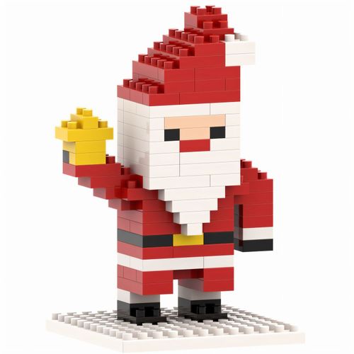 BRIXIES Weihnachtsmann mit Glocke (Art.-Nr. CA439736) - Verschenke kleine Weihnachtsgrüße a...